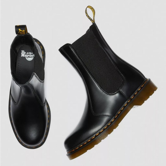 Dr. Martens 2976 Hi Black Leather Chelsea Boots main image 7